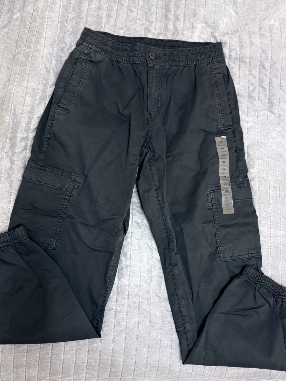 American Eagle Outfitters Black Cargo Jogger Pants